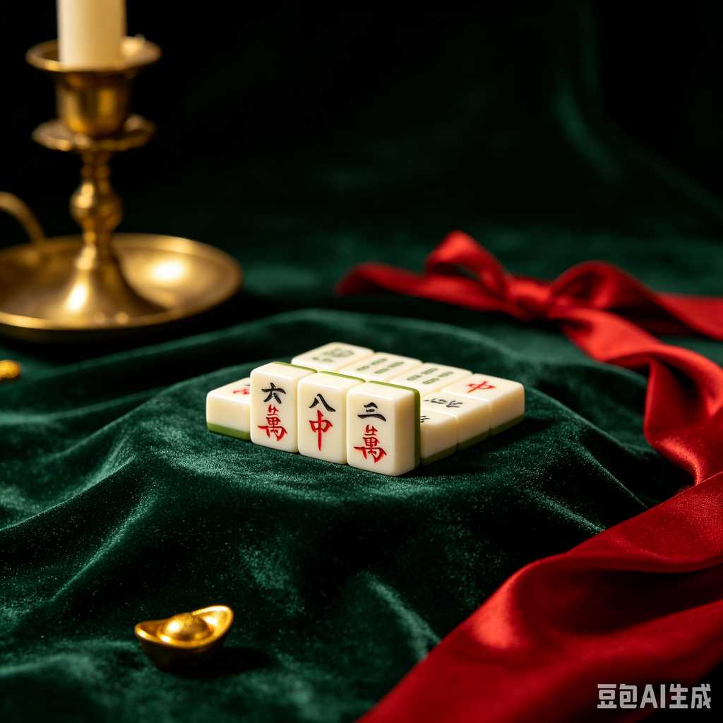 mini mahjong tiles keychain